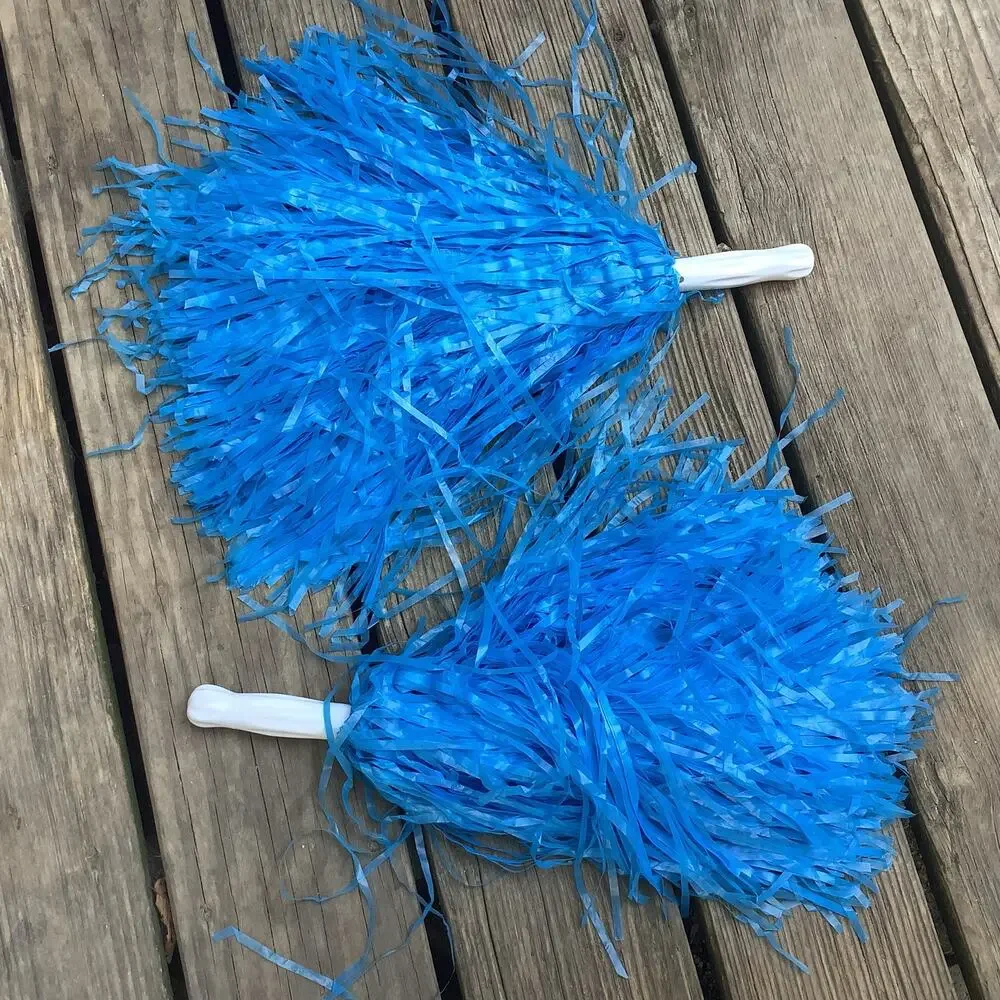 Cheerleading Pom Poms Pair Aqua Teal Miami Dolphins 14